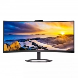 Moniteur Philips 34" incurvé VA avec USB‑C, QHD, webcam et haut‑parleurs