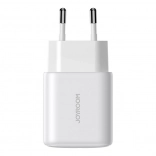 Joyroom chargeur USB‑C double 20W blanc