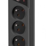 Multiprise parafoudre ARMAC Z5, 5 prises, 3 m, noire