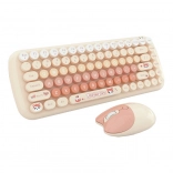 Mofii Candy New ensemble sans fil 2,4G clavier et souris (orange)