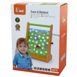 Labyrinthe en bois avec petite voiture