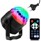 Projecteur disco LED avec effets lumineux RGB