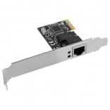 Carte réseau PCIe 1x RJ45 1 Gb/s avec équerre low profile LANBERG (RTL8111C)
