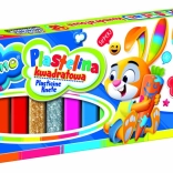 Pâte à modeler carrée BAMBINO, 18 couleurs