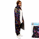 Cape de sorcier 120 cm avec motif de citrouilles