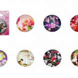 Aimant 3D en verre Mix