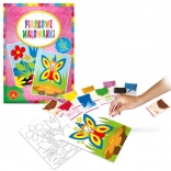 Peintures de sable Fée, Fleurs