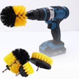 Brosses de nettoyage pour perceuse et tournevis - ensemble de 3 pièces