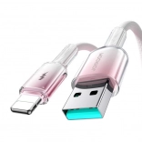 Joyroom câble USB‑A vers Lightning 3 A, 1,2 m, blanc