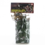 Soldats en plastique avec tank