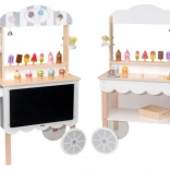 VIGA Magasin mobile de glaces en bois pour enfants