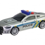 Voiture de police à friction avec lumière et son, 17 cm (tchèque)