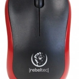 Souris sans fil Rebeltec Meteor rouge