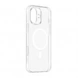 Baseus étui magnétique TouchButton pour iPhone 16 (transparent)