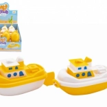 Bateau à remontoir en plastique pour le bain 15 cm