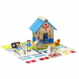 Jeujura Jeu de construction en bois Clinique vétérinaire