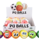 Balle souple fruitée 7 cm (24 pcs)