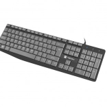 Clavier Natec Nautilus US Slim 1.8m noir-gris