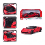 Modèle en métal BBURAGO FERRARI SF90 STRADALE 1:18 rouge