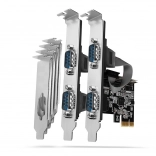 Contrôleur PCIe AXAGON avec 4 ports série RS-232
