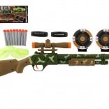 Fusil en plastique avec viseur et balles en mousse, 51 cm