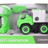 Camion poubelle à vis télécommandé