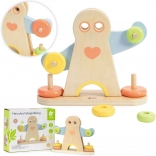 Balance d'équilibre en bois CLASSIC WORLD HERCULES, Montessori, 7 pièces