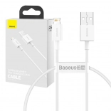Baseus Superior câble USB–Lightning 0,25 m, 2,4 A (blanc)