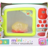 Four à micro-ondes pour enfants à piles avec poulet rôti