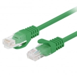 Patchcord cat.6 UTP 3 m, lot de 10, certifié Fluke, vert