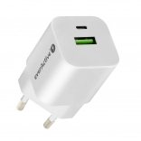Chargeur USB USB-C avec technologie GaN 30W Blanc