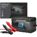 chargeur intelligent de batterie auto 12V/24V avec LCD et fonction réparation – Qoltec