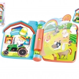 Livre de jeu interactif à la ferme avec sons, en plastique, 6 mois+