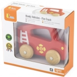 Camion de pompier en bois pour enfants