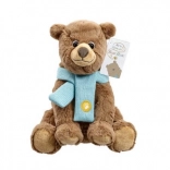 Ours en peluche avec écharpe bleue