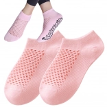 Chaussettes de yoga antidérapantes en coton, respirantes, taille 36–40