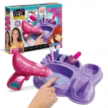 clementoni crazy chic ongles scintillants – kit créatif de décoration d’ongles pour enfants