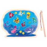 Bino Puzzle Aquarium avec canne à pêche