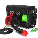 Onduleur de tension GREEN CELL 12 V vers 230 V 300 W / 600 W à onde sinusoïdale pure