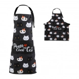 Tablier en tube avec motif chatons