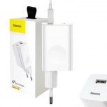 Chargeur rapide USB Baseus blanc