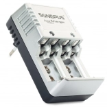 Chargeur de batteries AA, AAA et 9V pour Ni-MH et Ni-Cd