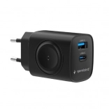 Chargeur USB Gembird 20 W avec USB‑C PD et USB‑A QC 3.0 – noir