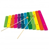 Xylophone en bois coloré Bino 12 tons