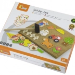 Planche en liège à clous en bois ferme Viga Montessori