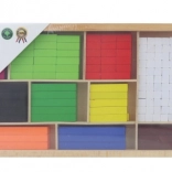 VIGA réglettes de calcul Cuisenaire en bois, 308 pièces