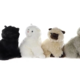 Chat en peluche 28 cm