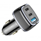 Chargeur de voiture BlitzWolf 115W 3 ports USB PD
