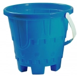 Seau à sable Androni en forme de château bleu