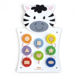 Tableau mural en bois Zebra Montessori VIGA